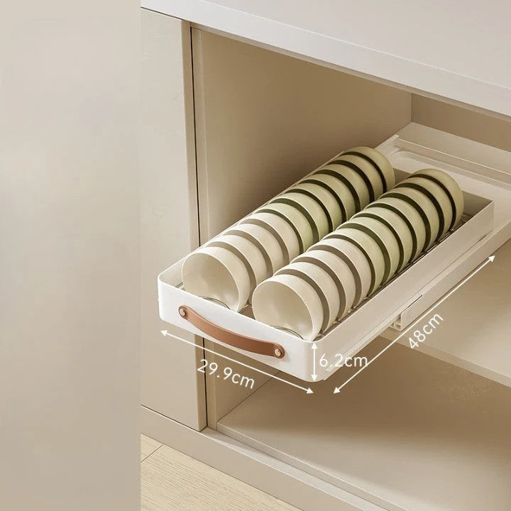 Kitchen Cabinet Organizer Pull-Out Metal Smooth-Glide