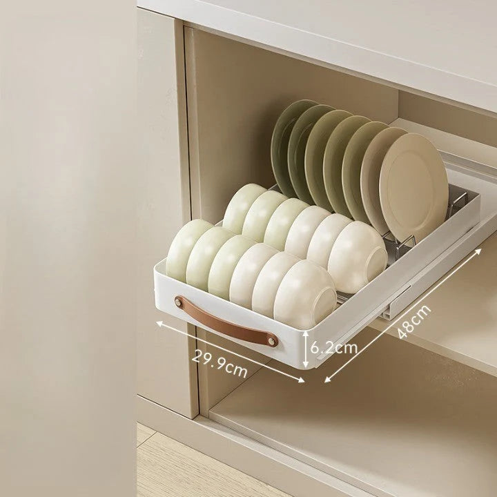 Kitchen Cabinet Organizer Pull-Out Metal Smooth-Glide