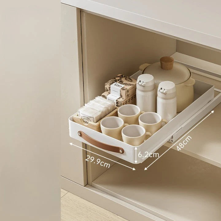Kitchen Cabinet Organizer Pull-Out Metal Smooth-Glide