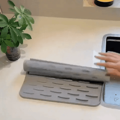 Kitchen Drying Mat Silicone Quick-Drying Heat-Resistant
