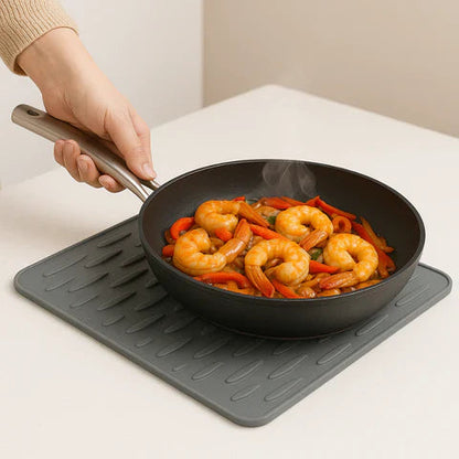 Kitchen Drying Mat Silicone Quick-Drying Heat-Resistant