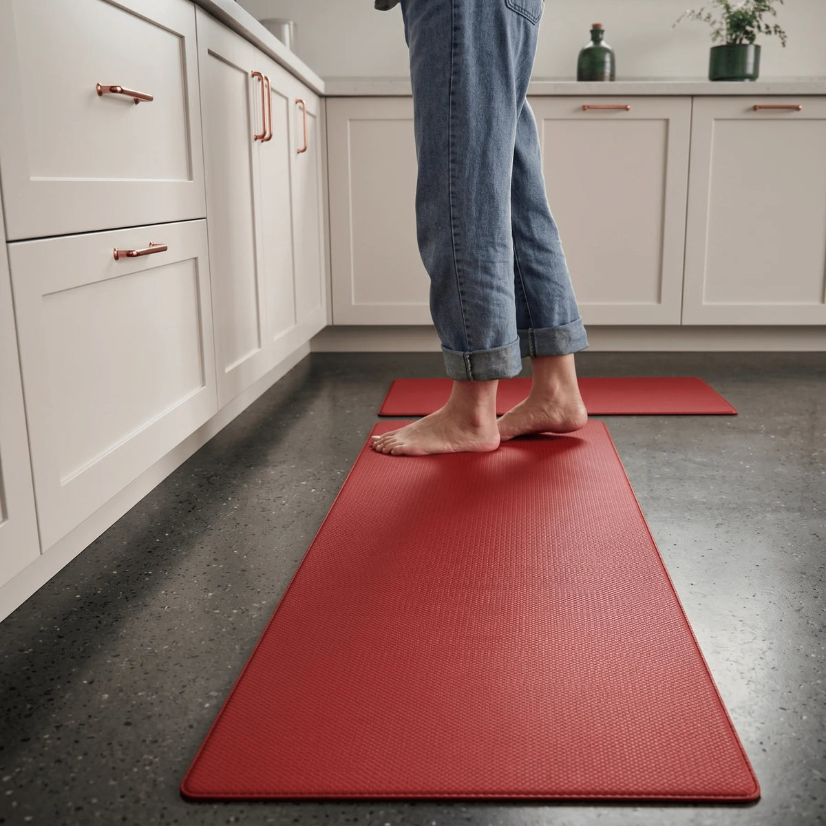 Kitchen Floor Mat Cushioned Anti-Fatigue Waterproof & Non-Slip