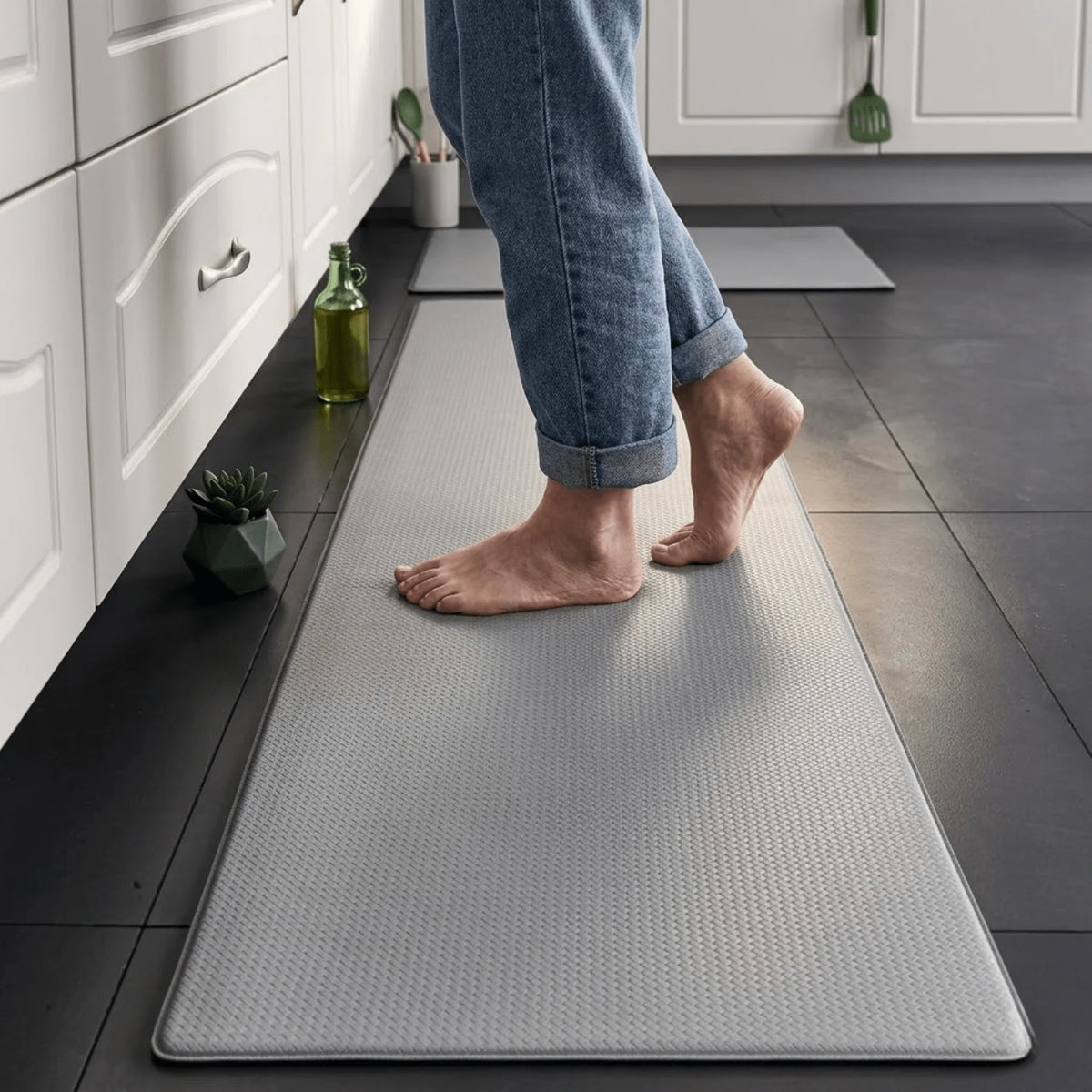 Kitchen Floor Mat Cushioned Anti-Fatigue Waterproof & Non-Slip