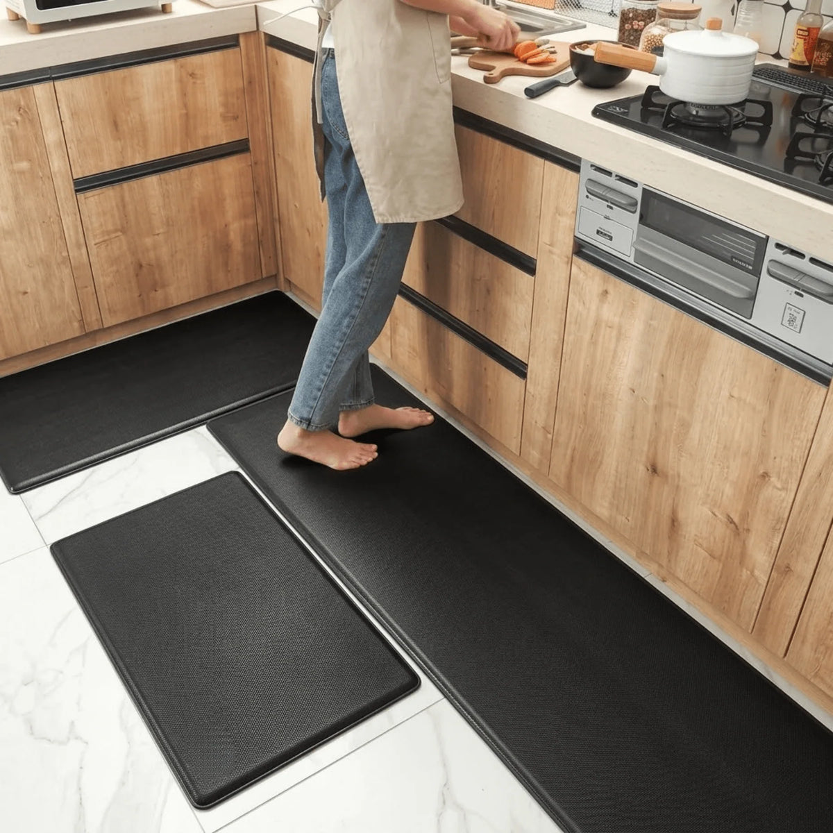 Kitchen Floor Mat Cushioned Anti-Fatigue Waterproof & Non-Slip