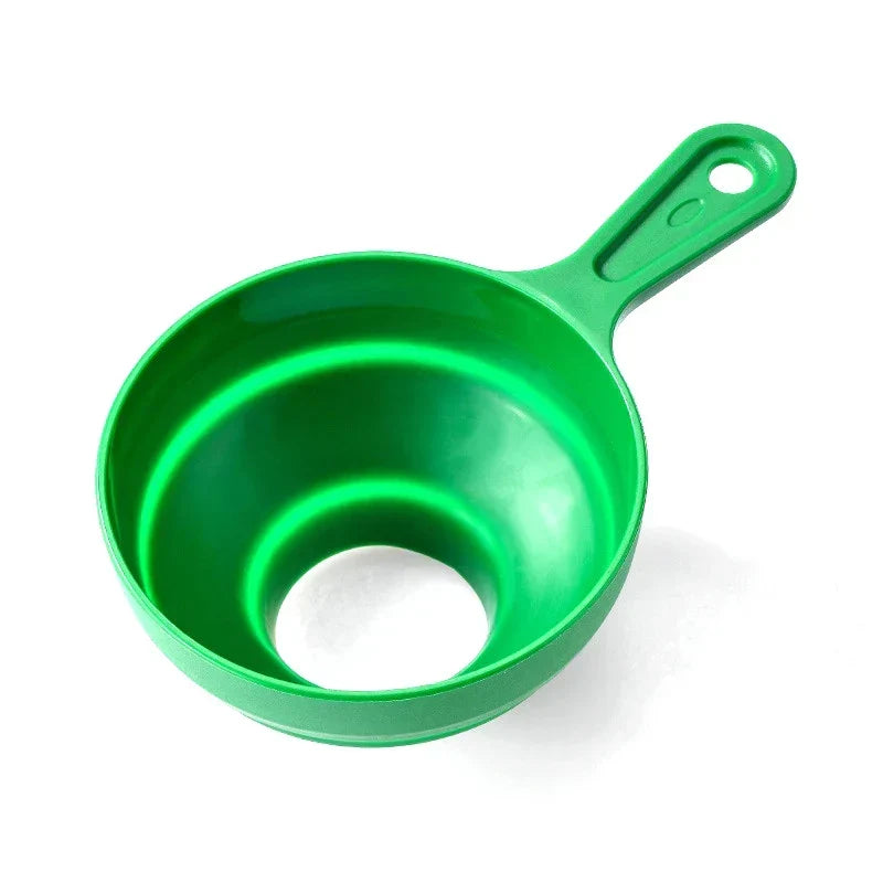 Kitchen Funnel Collapsible Heat-Resistant Silicone Wide Mouth