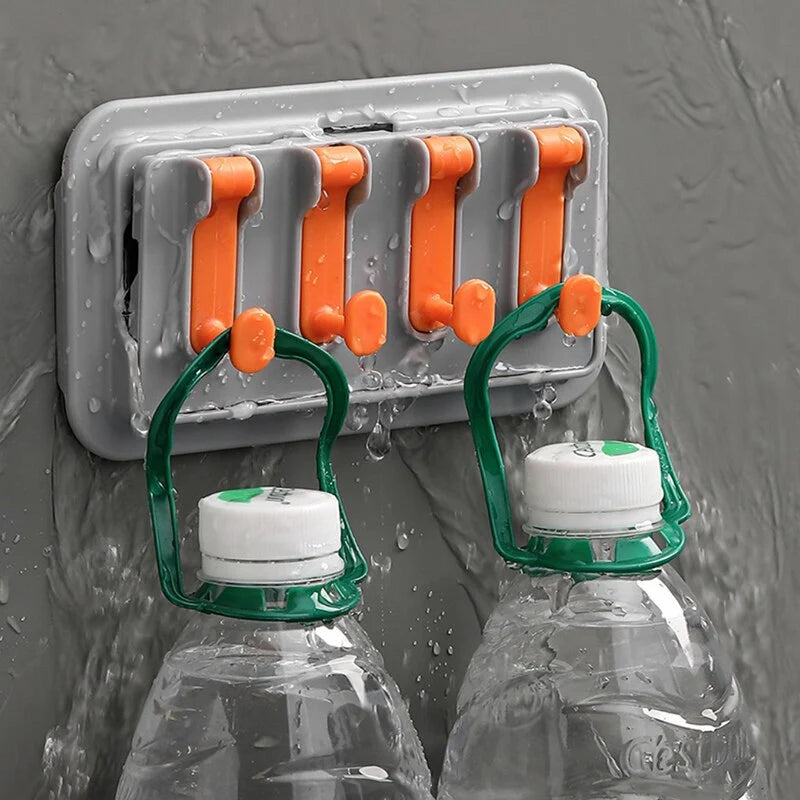 Kitchen Organizer Rack Wall-Mounted Moisture-Resistant ABS