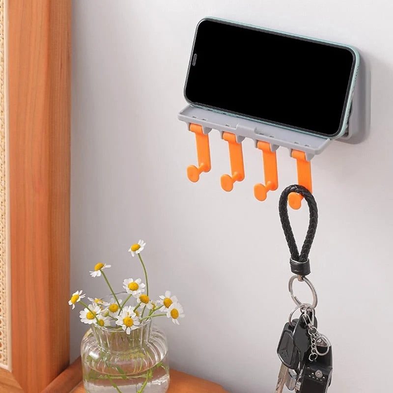 Kitchen Organizer Rack Wall-Mounted Moisture-Resistant ABS
