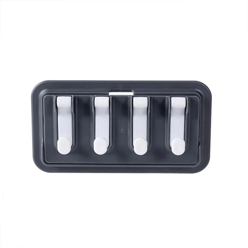 Kitchen Organizer Rack Wall-Mounted Moisture-Resistant ABS