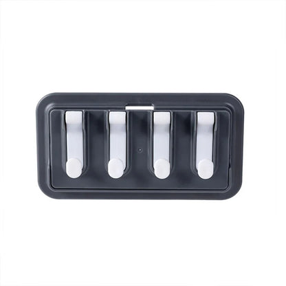 Kitchen Organizer Rack Wall-Mounted Moisture-Resistant ABS