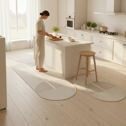 Kitchen Runner Mat Wipe-Clean Foam Core & Non-Slip Backing