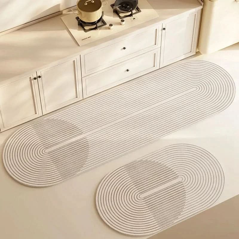 Kitchen Runner Mat Wipe-Clean Foam Core & Non-Slip Backing