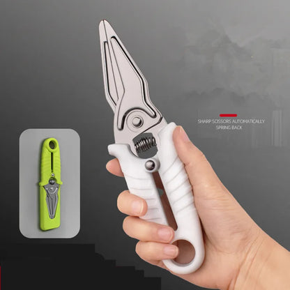 Kitchen Shears Stainless Steel Self-Sharpening Non-Slip Grip