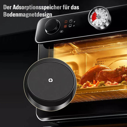 Kitchen Timer Magnetic Stainless Steel 60-Minute