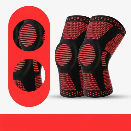 Knee Brace Silicone Stabilizer Elastic & Non-Slip