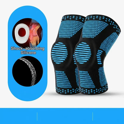 Knee Brace Silicone Stabilizer Elastic & Non-Slip