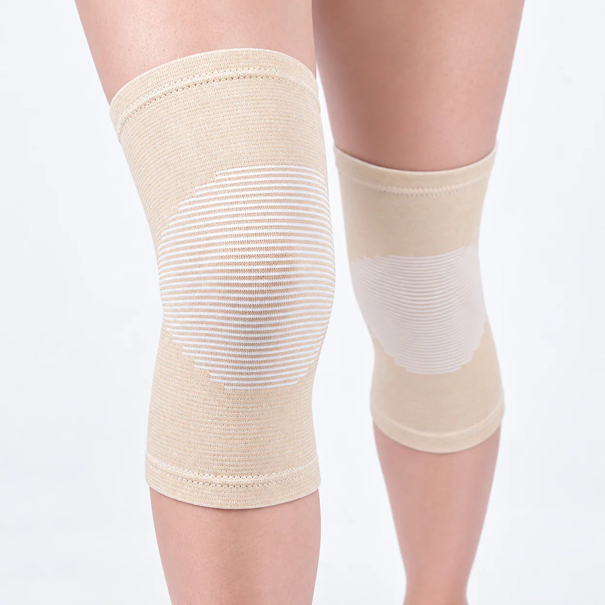 Knee Compression Sleeve Bamboo Fabric Breathable Moisture-Wicking Flexible Support