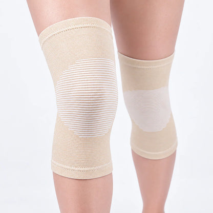 Knee Compression Sleeve Bamboo Fabric Breathable Moisture-Wicking Flexible Support