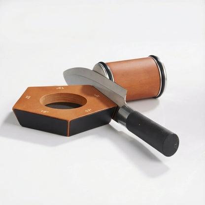 Knife Sharpener Magnetic Angle Guide Diamond-Coated Stones