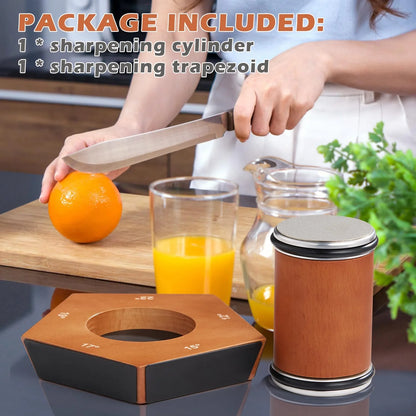 Knife Sharpener Rolling Magnetic Angle Diamond Coated