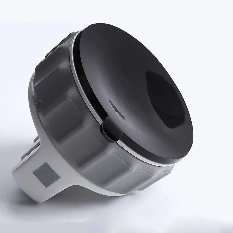 Knife Sharpener Triple-Wheel Coarse & Fine Grits Suction Base