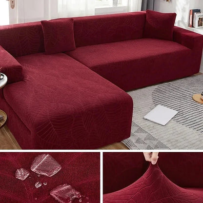 L-Shaped Sofa Cover, Polyester, Stain and Pet Hair Protection