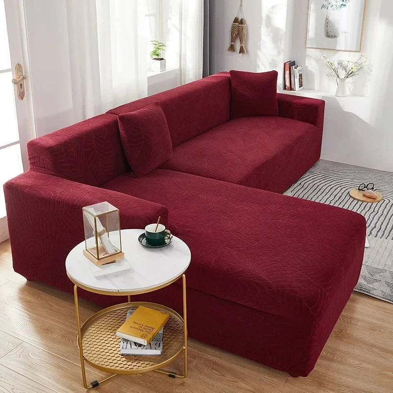 L-Shaped Sofa Cover, Polyester, Stain and Pet Hair Protection