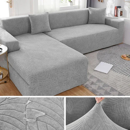 L-Shaped Sofa Cover, Polyester, Stain and Pet Hair Protection