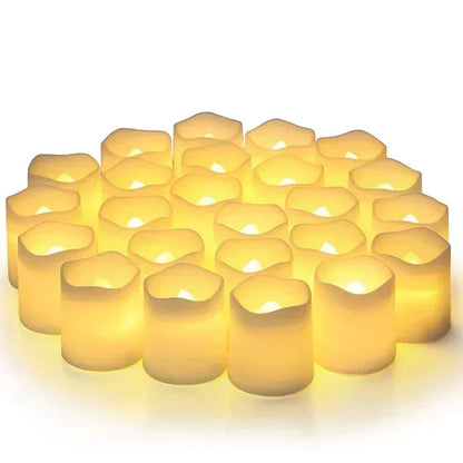 LED Candle Set 24 Pack Flameless Batteries Included