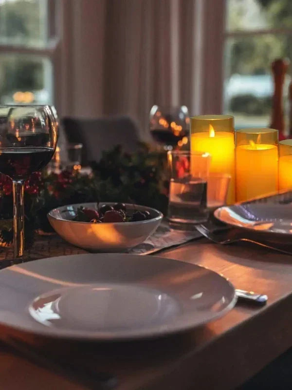 LED Candle Set 24 Pack Flameless Batteries Included