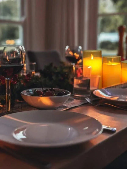 LED Candle Set 24 Pack Flameless Batteries Included