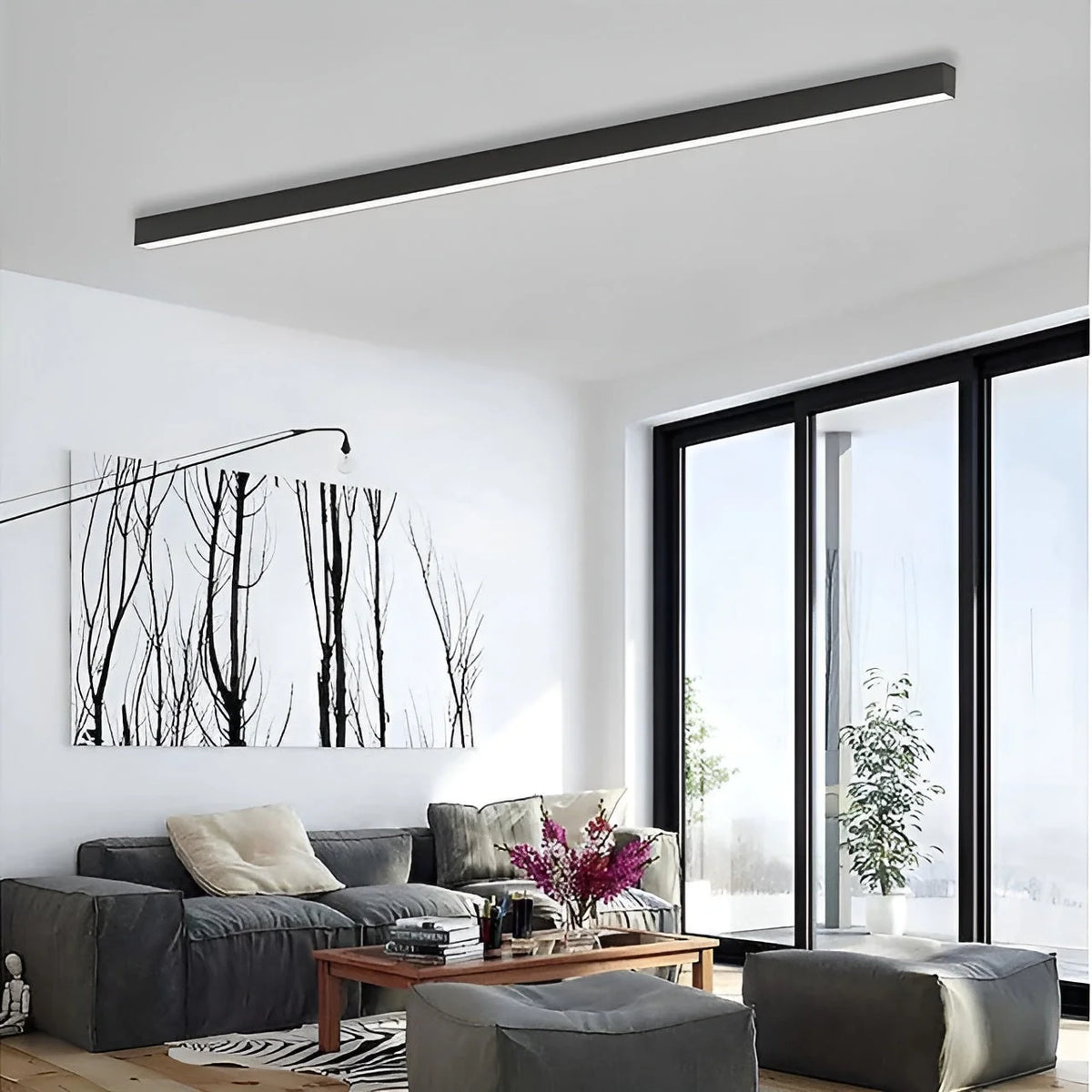 LED Ceiling Light Ultra-Thin Flush Mount Adjustable Color Temperature