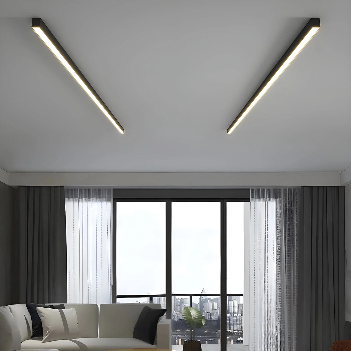LED Ceiling Light Ultra-Thin Flush Mount Adjustable Color Temperature