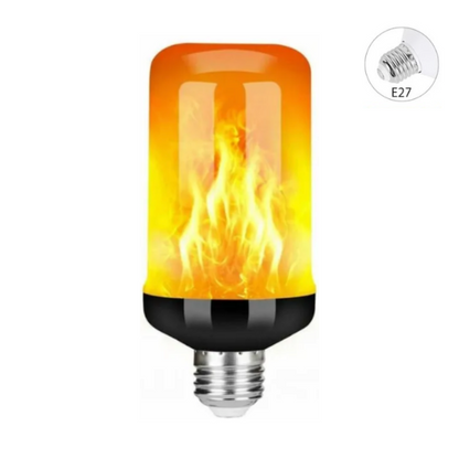 LED Flame Bulb Realistic Flicker Energy Efficient 4 Modes