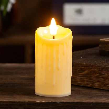 LED Flameless Candle Realistic Wax Battery Operated