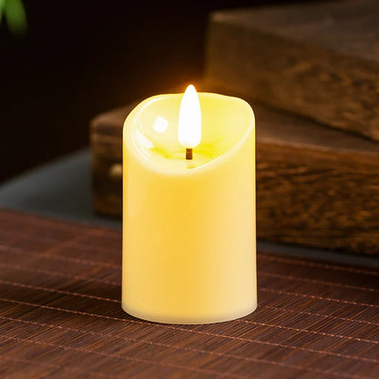 LED Flameless Candle Realistic Wax Battery Operated