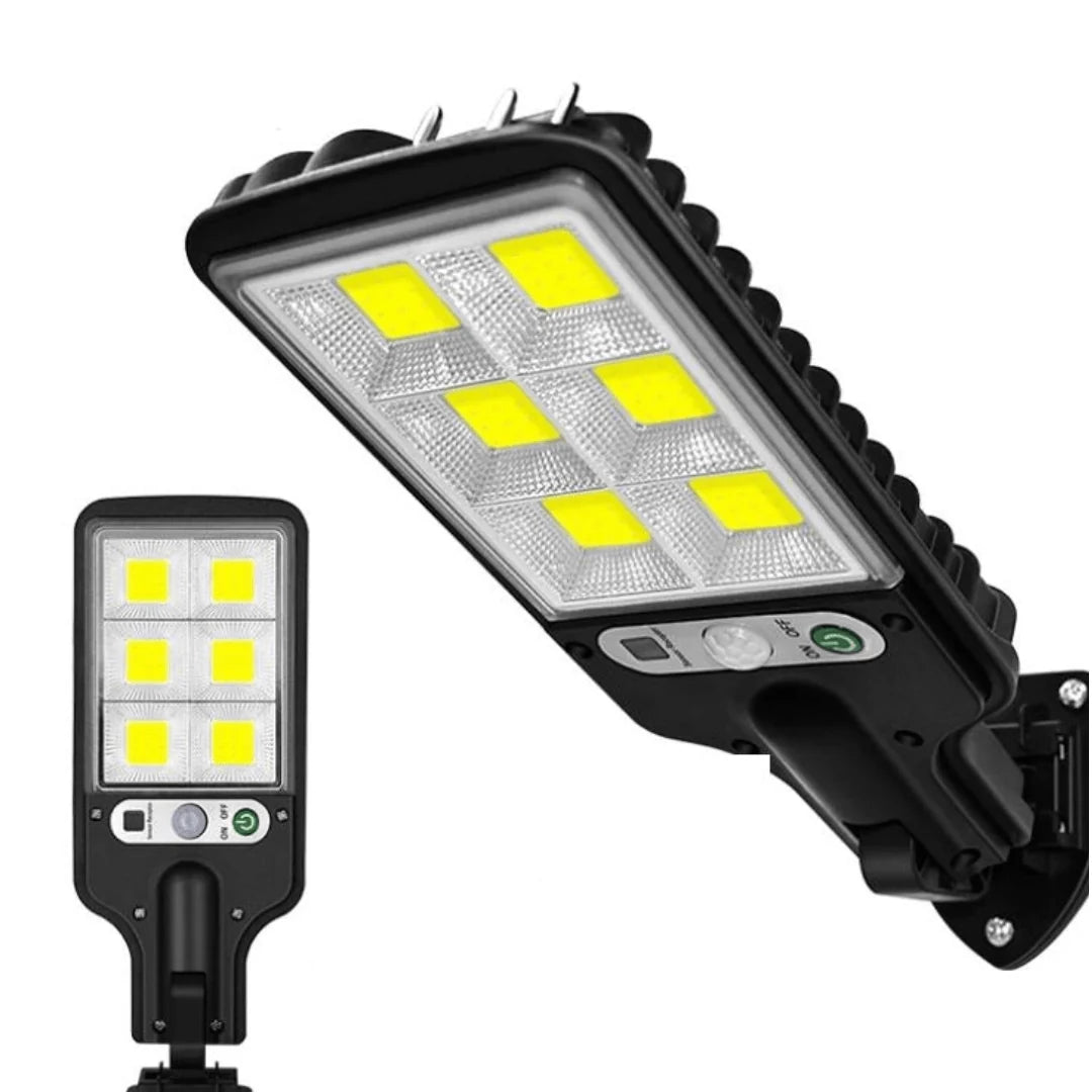 LED Floodlight Solar-Powered Motion-Activated Waterproof