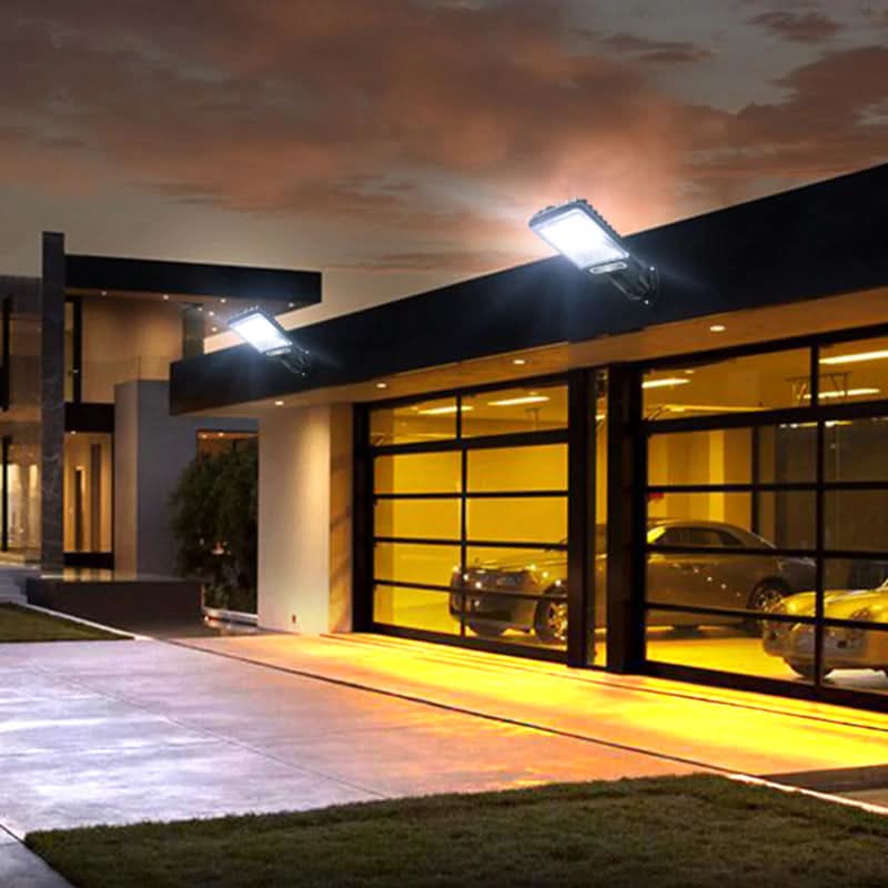 LED Floodlight Solar-Powered Motion-Activated Waterproof