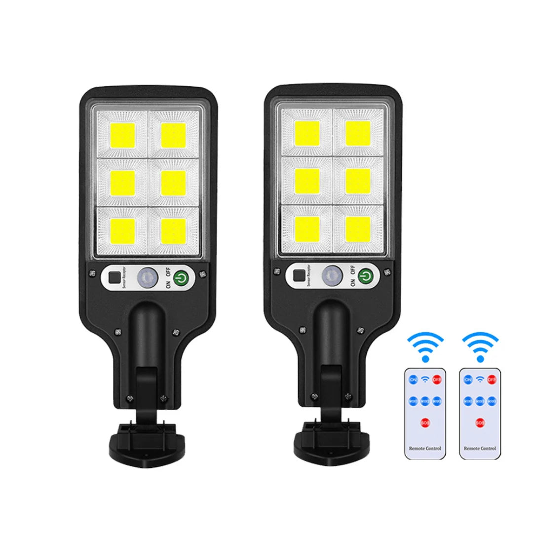 LED Floodlight Solar-Powered Motion-Activated Waterproof