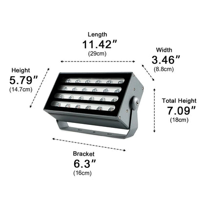 LED Garden Spotlight RGB Color-Changing IP65 Weatherproof