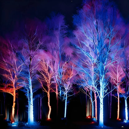 LED Garden Spotlight RGB Color-Changing IP65 Weatherproof