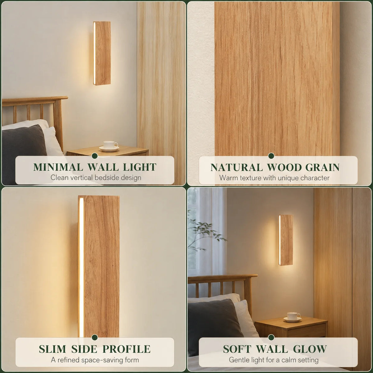 LED Wall Sconce Slim Profile & Rotatable Head
