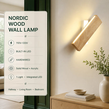 LED Wall Sconce Slim Profile & Rotatable Head