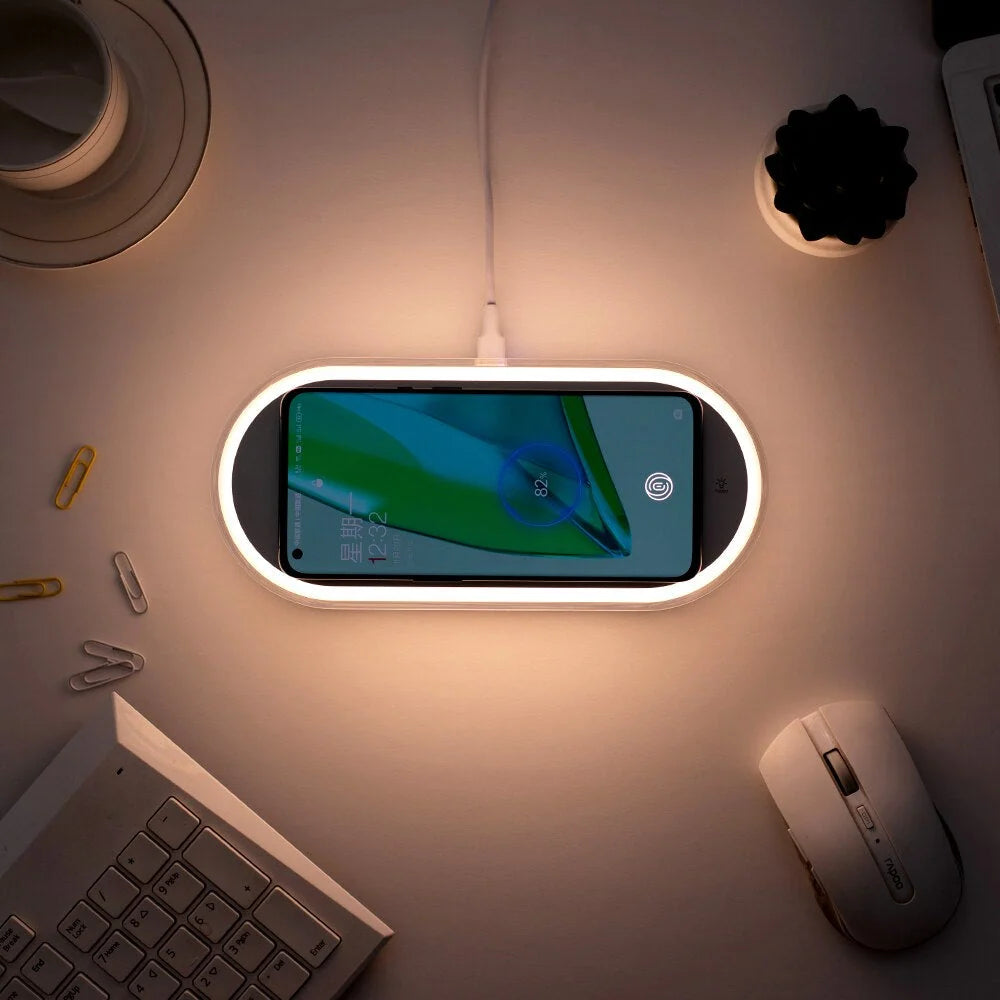 Lamp Wireless Phone Charging Rechargeable Battery