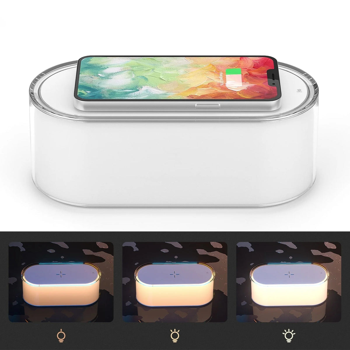 Lamp Wireless Phone Charging Rechargeable Battery