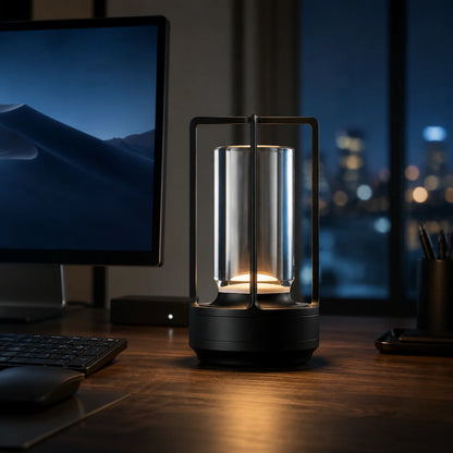 Lantern Cordless Rechargeable Flame-Effect IP65