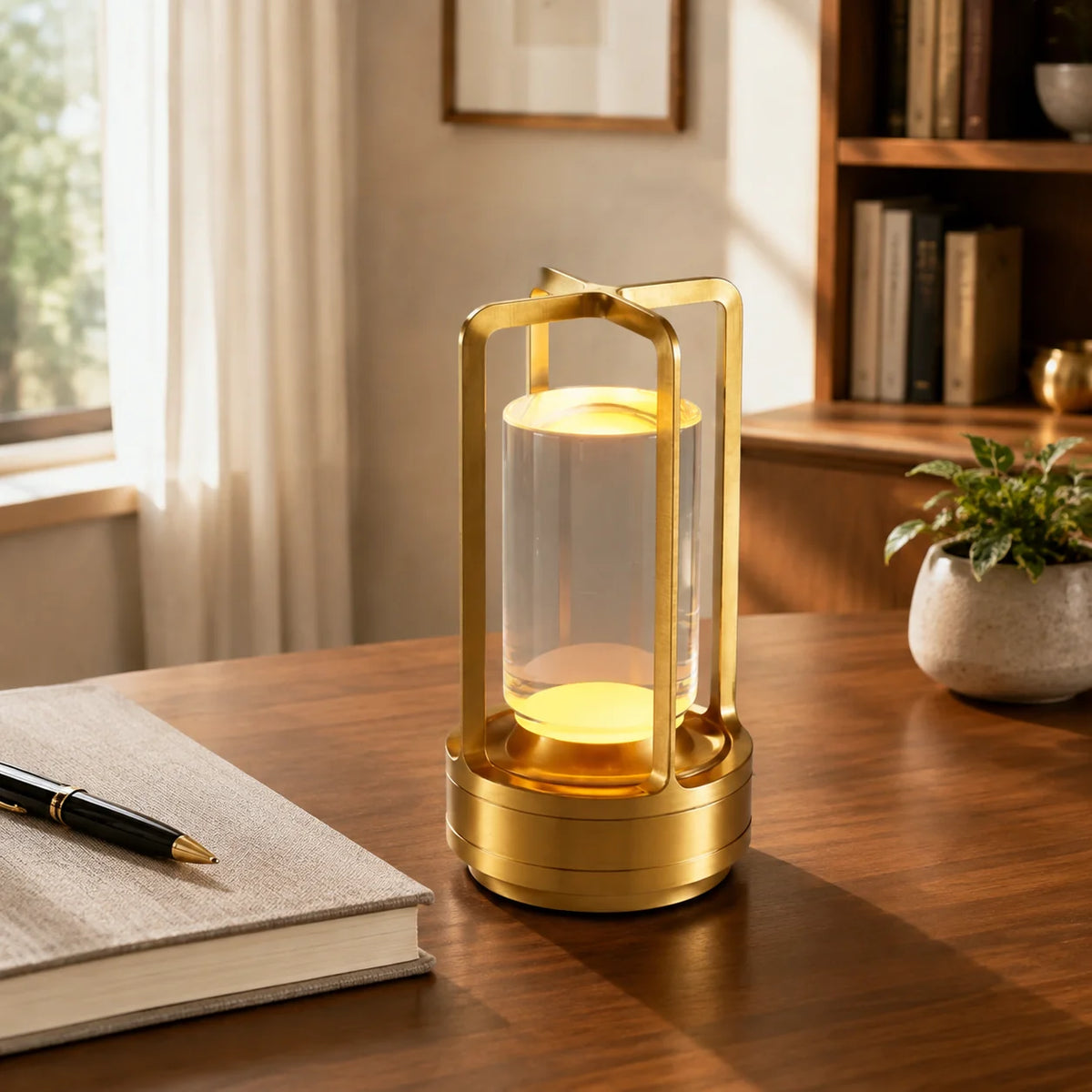 Lantern Cordless Rechargeable Flame-Effect IP65