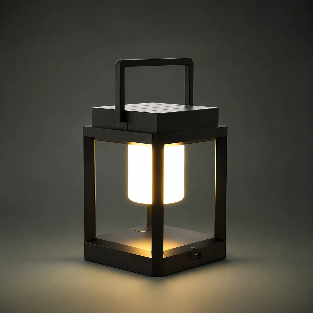Lantern Solar & USB Rechargeable Dimmable LED