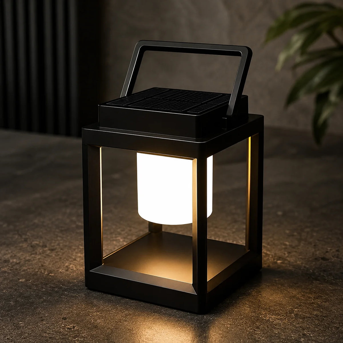 Lantern Solar & USB Rechargeable Dimmable LED