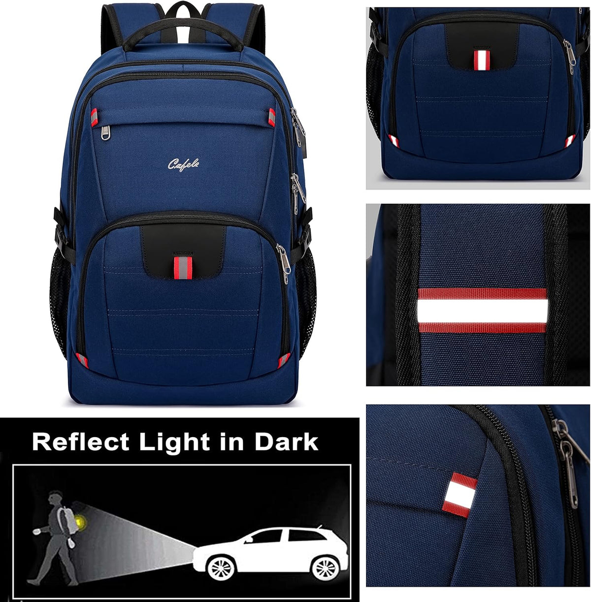 Laptop Backpack 17.3-Inch Waterproof USB Charging RFID Pocket