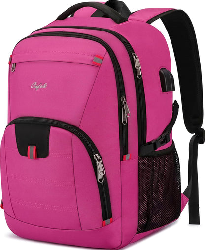 Laptop Backpack 17.3-Inch Waterproof USB Charging RFID Pocket